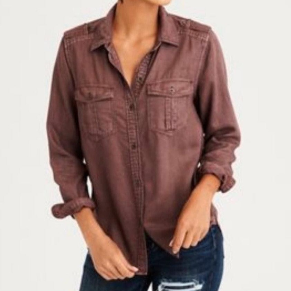 NWOT- American Eagle Longsleeve Mauve Top
